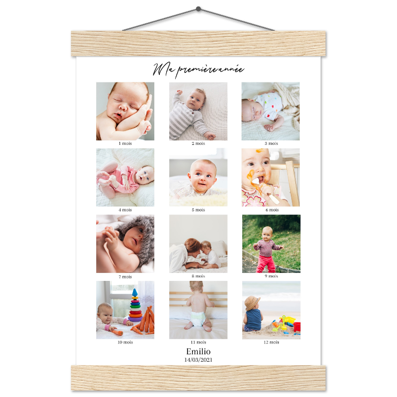 Affiche Ma première année de bébé